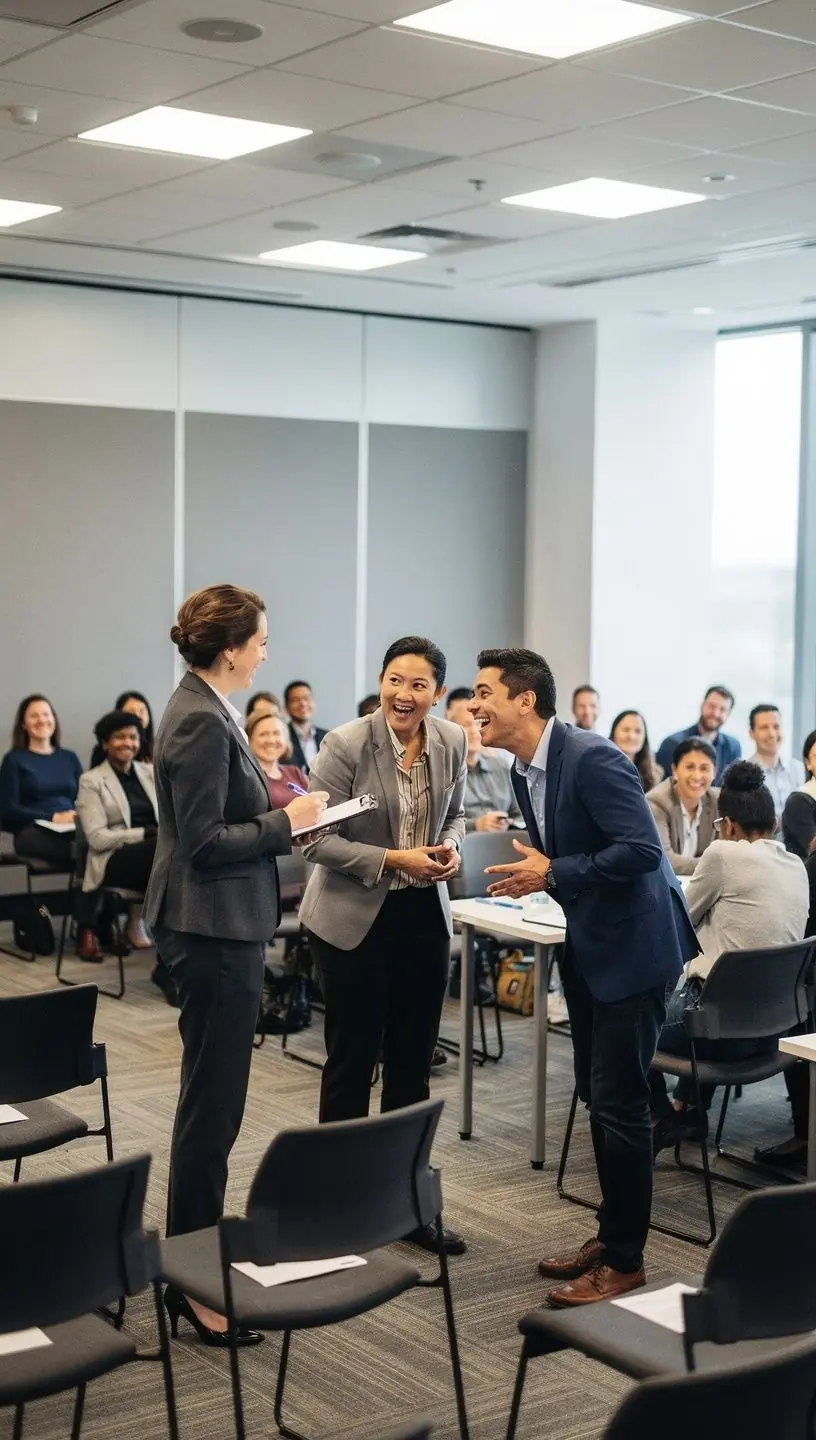 Egy oktató bemutatja a hatékony kommunikációs technikákat a telefonos ügyfélszolgálat során.